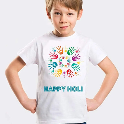 Holi t-Shirts for Boys Fancydresswale.com