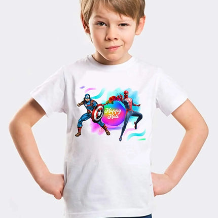 Holi t-Shirts for Boys Fancydresswale.com