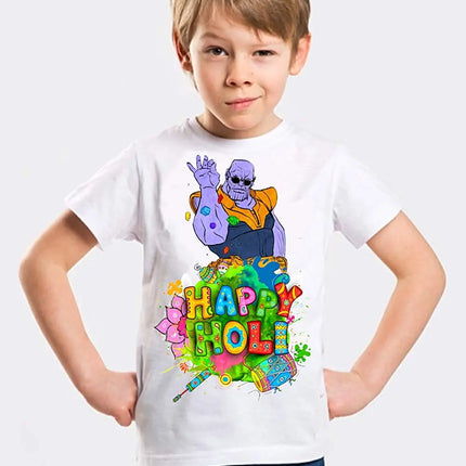 Holi t-Shirts for Boys Fancydresswale.com