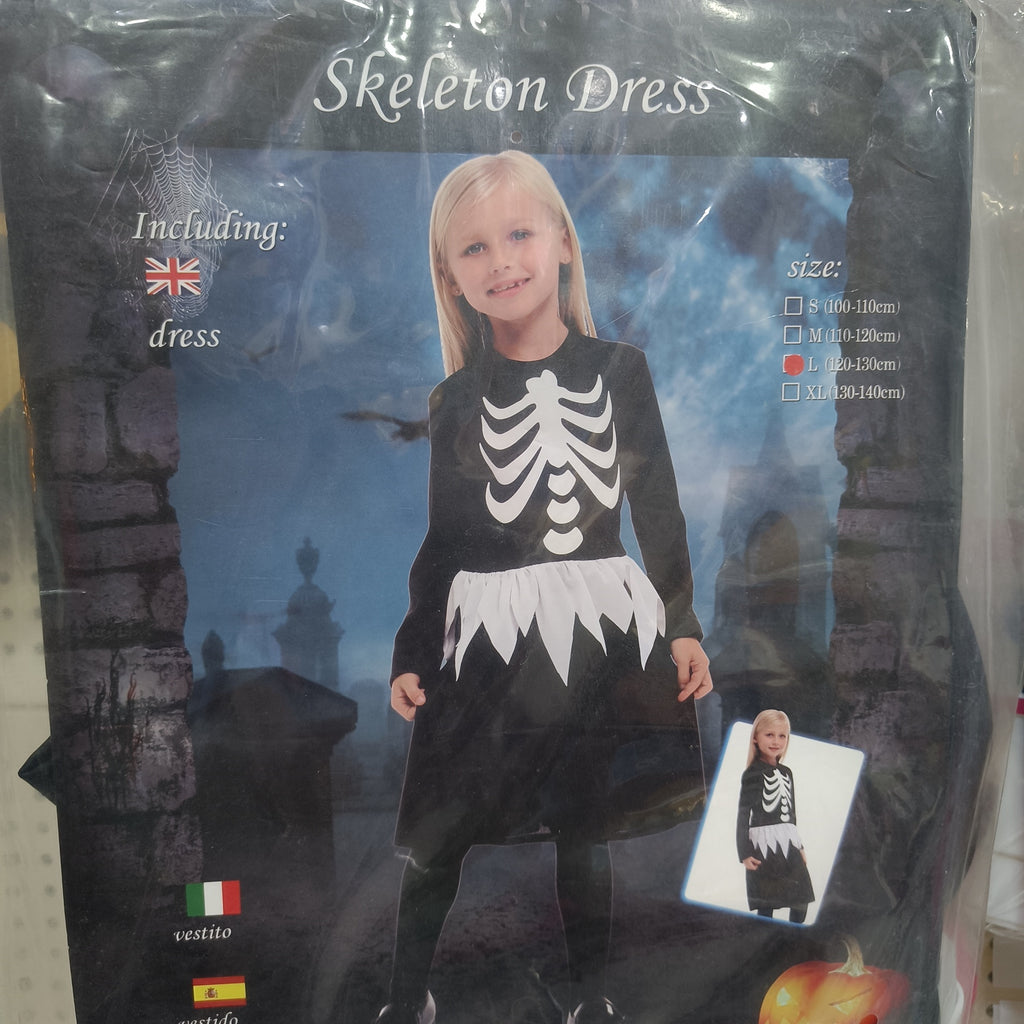 Fancydresswale Halloween dress for Girls black and White
