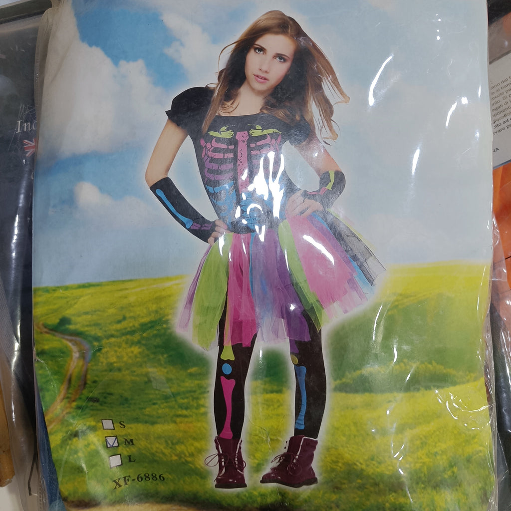 Fancydresswale Halloween dress for Girls Rainbow witch