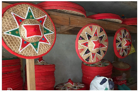 Fancydresswale Assamese Cap Japi Traditional Assamese handicraft for Assam