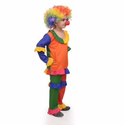 Joker dress for boys and girls with Wig, Nose and Cap Fancydresswale