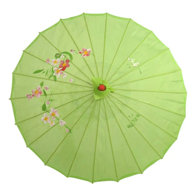 Kids Size Japanese Chinese Umbrella for Wedding Parties, Photography, Costumes, Cosplay, Decoration and Other Events (Green) Fancydresswale
