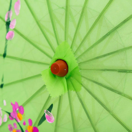 Kids Size Japanese Chinese Umbrella for Wedding Parties, Photography, Costumes, Cosplay, Decoration and Other Events (Green) Fancydresswale