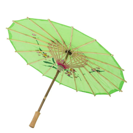 Kids Size Japanese Chinese Umbrella for Wedding Parties, Photography, Costumes, Cosplay, Decoration and Other Events (Green) Fancydresswale