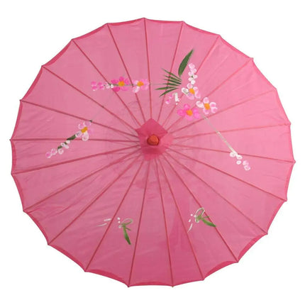 Kids Size Japanese Chinese Umbrella for Wedding Parties, Photography, Costumes, Cosplay, Decoration and Other Events (Hot Pink) Fancydresswale
