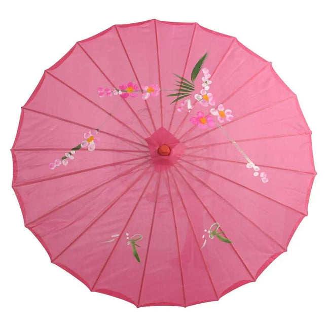 Kids Size Japanese Chinese Umbrella for Wedding Parties, Photography, Costumes, Cosplay, Decoration and Other Events (Hot Pink) Fancydresswale