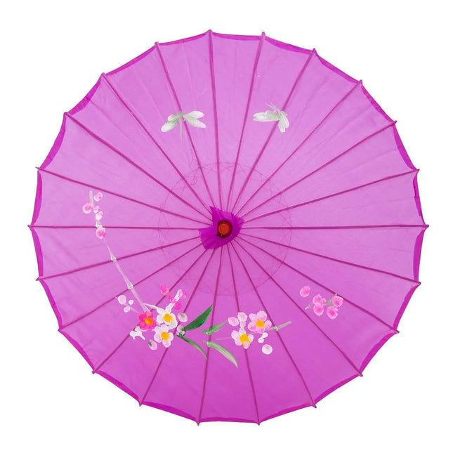 Kids Size Japanese Chinese Umbrella for Wedding Parties, Photography, Costumes, Cosplay, Decoration and Other Events (Purple) Fancydresswale