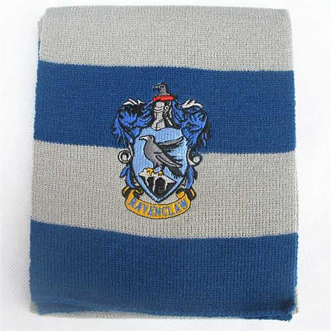 Harry Magician Patch Knit Scarf Muffler -Blue