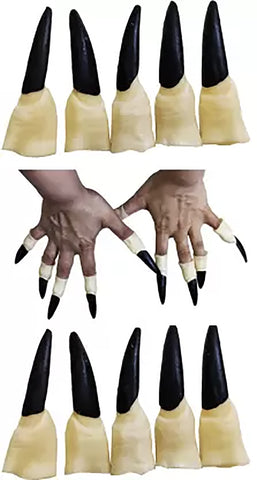 Fancydresswale Halloween Party Props for Horror Ghost Halloween Party (Plastic Nails with Dracula Teeth)