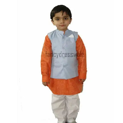 Narendra Modi dress for Boys- Fancy dress costume Indian Leaders Fancydresswale
