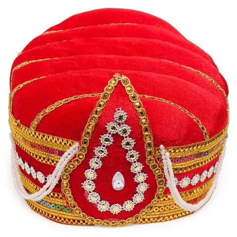 Orange Akbar Crown Fancydresswale