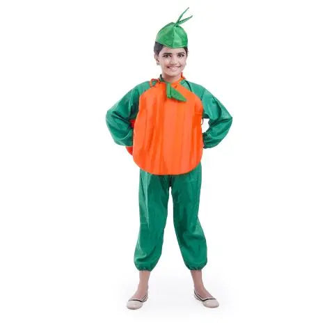 Orange Cutout and Cap without Jumpsuit Fancydresswale