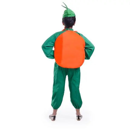 Orange Cutout and Cap without Jumpsuit Fancydresswale