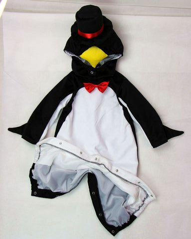 Fancydresswale baby Photography Props Penguin Bird Costume Jumpsuit Halloween Cosplay Costume(6 Months -24 Months))