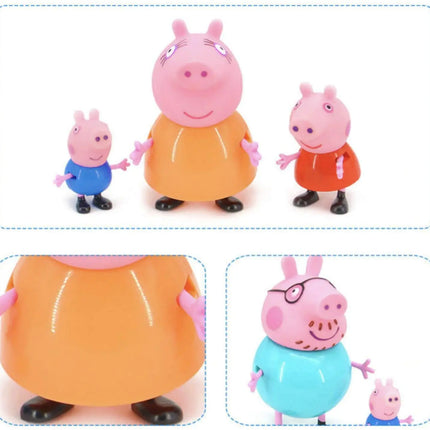Peppa Pig family of 4 toy set for kids Fancydresswale