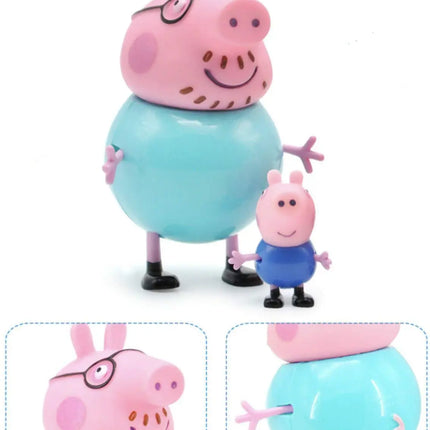 Peppa Pig family of 4 toy set for kids Fancydresswale