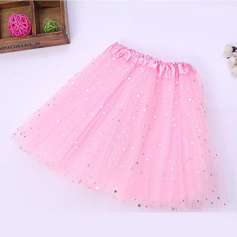 FancyDressWale Unicorn Pink Tutu LED Skirt and Top Birthday Dress for Girls-A9