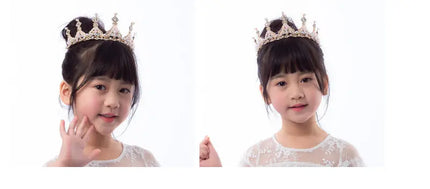 Princess Crown for Girls, Crystal Birthday Tiaras for Toddler Little Girl Big Kid Girl Prom Costume Party Accessories Fancydresswale