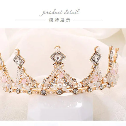 Princess Crown for Girls, Crystal Birthday Tiaras for Toddler Little Girl Big Kid Girl Prom Costume Party Accessories Fancydresswale