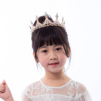 Princess Crown for Girls, Crystal Birthday Tiaras for Toddler Little Girl Big Kid Girl Prom Costume Party Accessories Fancydresswale