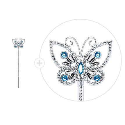 Princess Elsa Cinderella Rapunzel Dress up Accessories Set for Girls with Shoe Necklace Fancydresswale