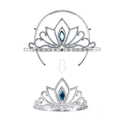 Princess Elsa Cinderella Rapunzel Dress up Accessories Set for Girls with Shoe Necklace Fancydresswale