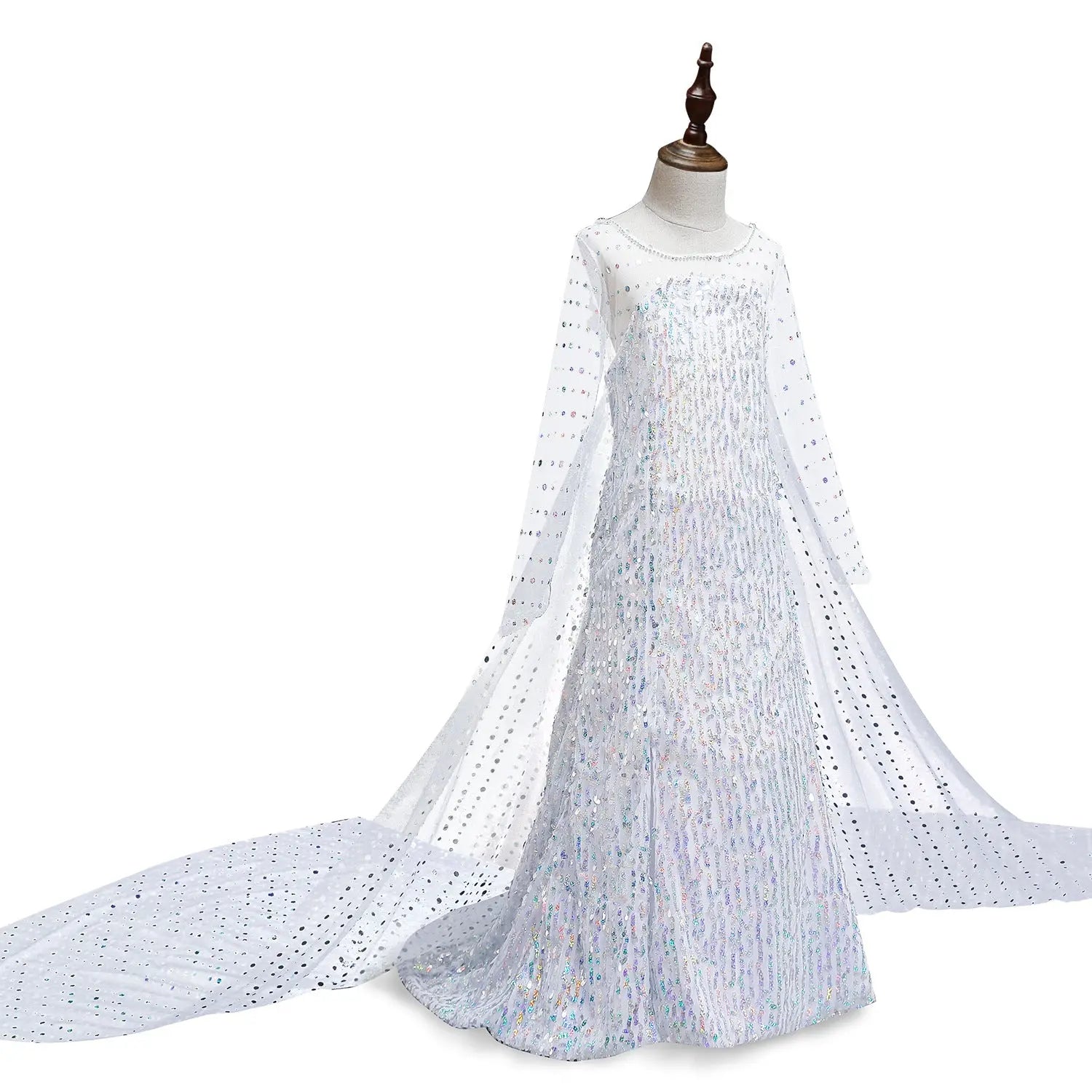 Princess Elsa Princess Birthday Party Dress for Little Girls with   fancydresswale.com