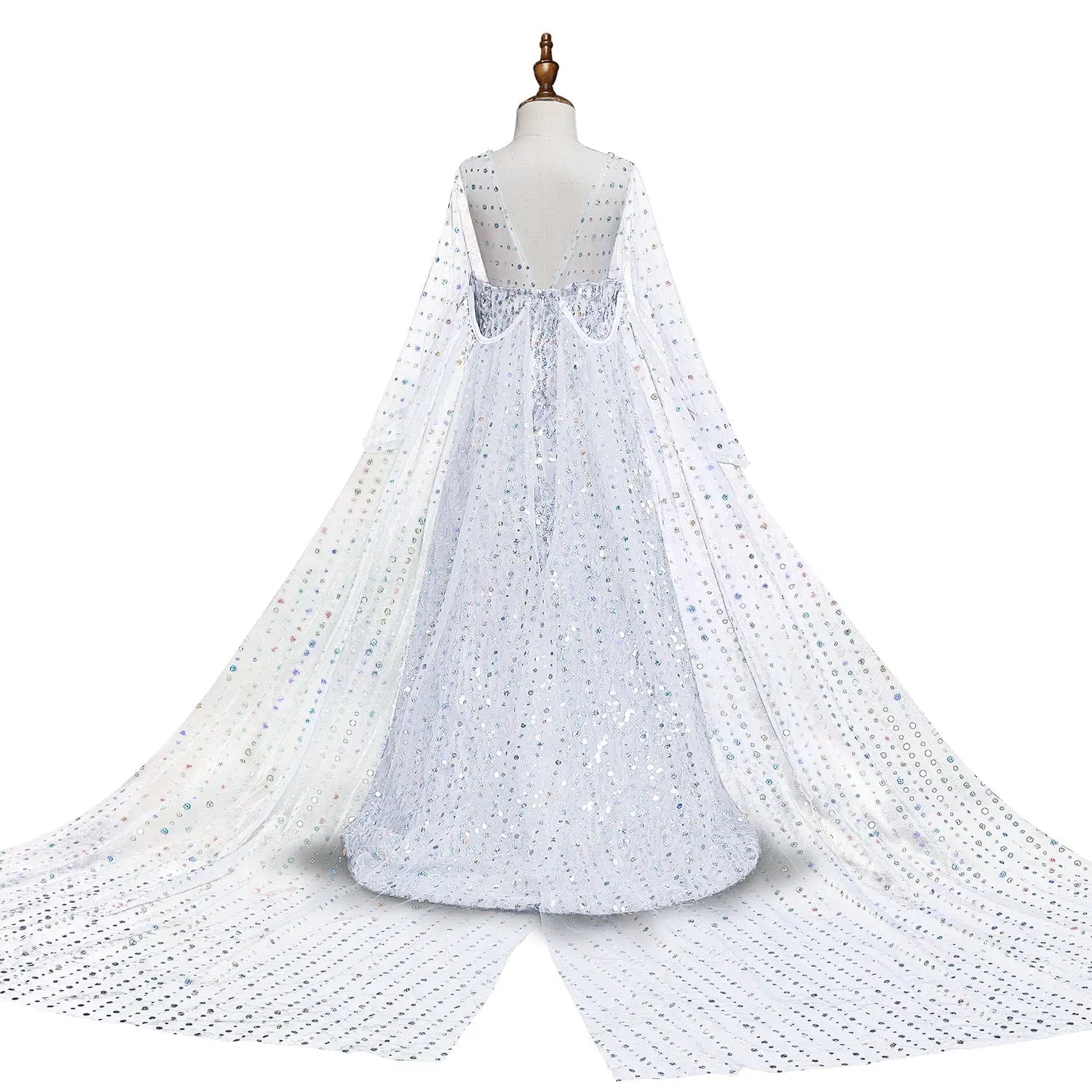 Princess Elsa Princess Birthday Party Dress for Little Girls with