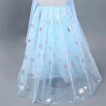 Princess Elsa Princess costume with 8 pack accessories Fancydresswale