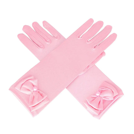 Princess Pink Dress up Accessories Set for Girls with Gloves Fancydresswale