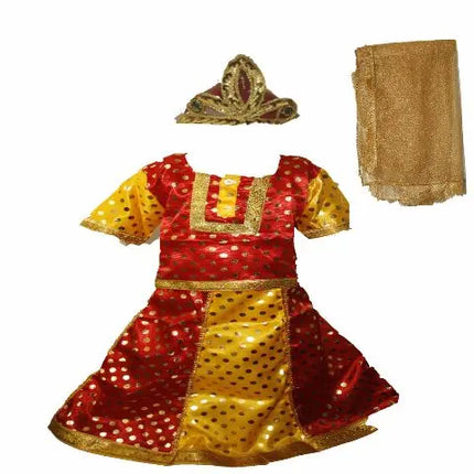 Radha Dotted Lehenga Fancydresswale