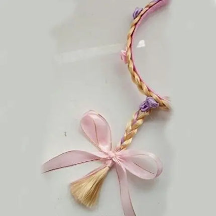 Rapunzel Princess Tangled Long Wig Animation Wig Tangled Wig Braid for Kids Girls for Party Fancydresswale
