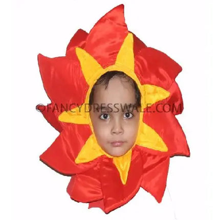 Red and Yello flower dress for girls and Boys for Fancydress competitions Fancydresswale