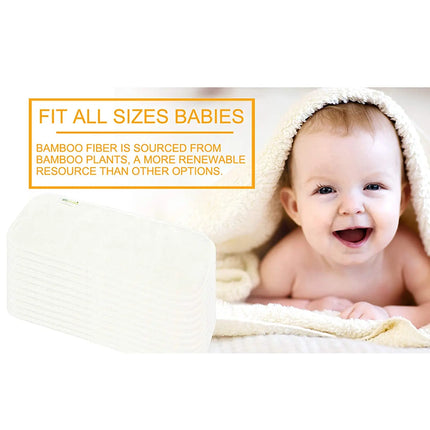 Reusable Charcoal Cloth Diaper Inserts multipack, Absorbent & Breathable Liners, 5-Layer Microfiber Inserts for Cloth Diapers fancydresswale.com