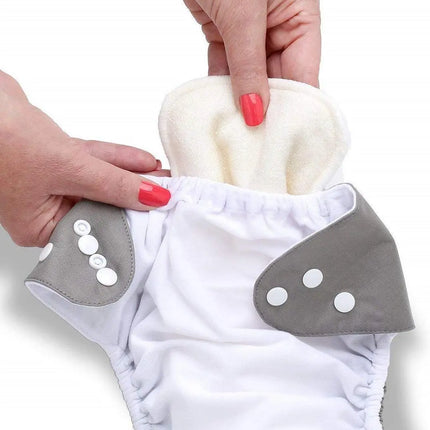 Reusable Charcoal Cloth Diaper Inserts multipack, Absorbent & Breathable Liners, 5-Layer Microfiber Inserts for Cloth Diapers fancydresswale.com