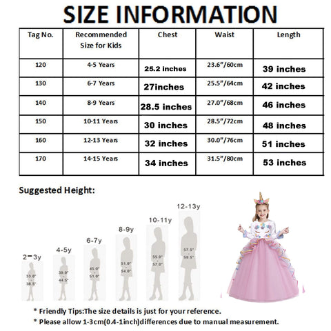 Fancydresswale Unicorn dress for Girls Gown Style Full sleeves with headband, Pink