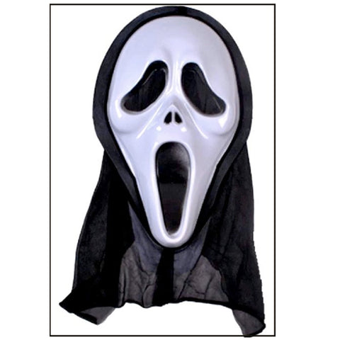 Fancydresswale Halloween Ghost Scary Mask -Free size- Set of 3- Random designs