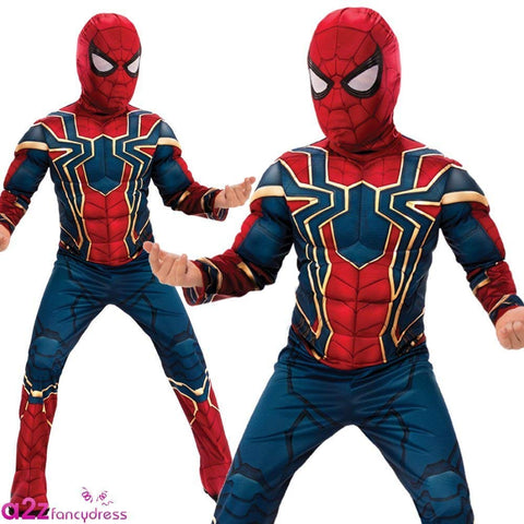 Spiderman dress for boys- The infinity war Spiderman suit costume for kids