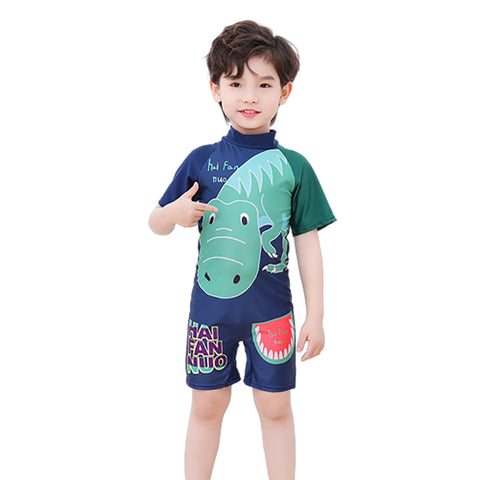 Fancydresswale Dragon Swimsuit half sleeves for kids