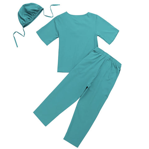 FancyDressWale Surgeon Dress for Boy and Girls, Doctor and Nurse Costume for Kids with Mask and Surgeon Cap
