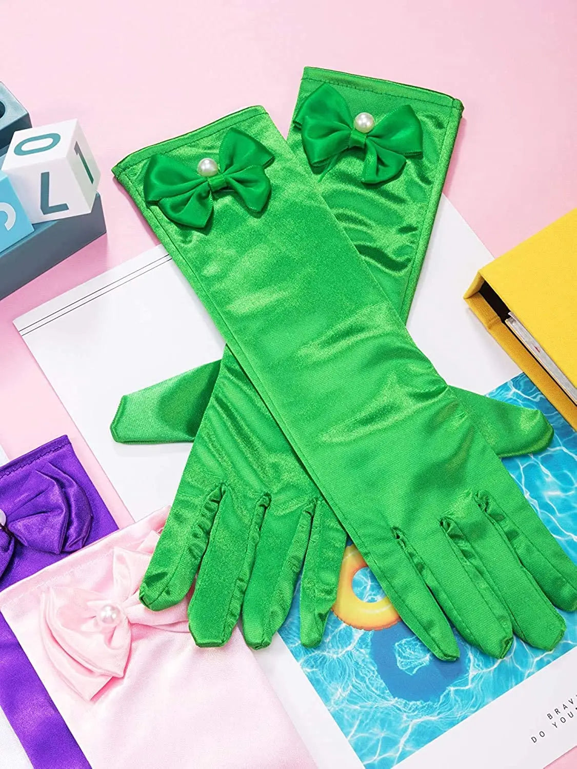 Satin Gloves Princess Dress Up Bows Gloves Long Gloves for fancydresswale.com Satin Gloves Princess Dress Up Bows Gloves Long Gloves for fancydresswale.com