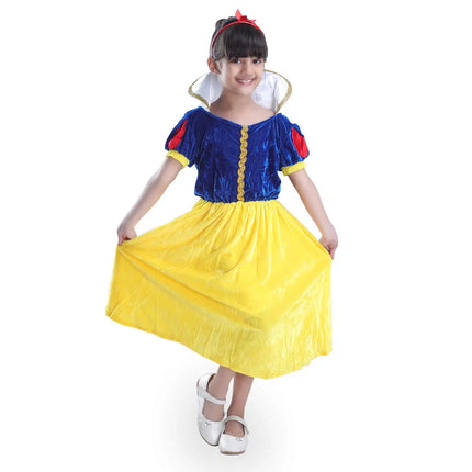 Snow White Little Girl Princess Dress Fancydresswale