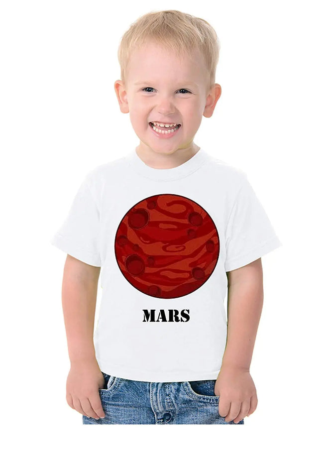 Solar System Planets Theme T-Shirt for Kids Fancydresswale