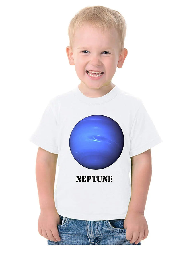 Solar System Planets Theme T-Shirt for Kids Fancydresswale