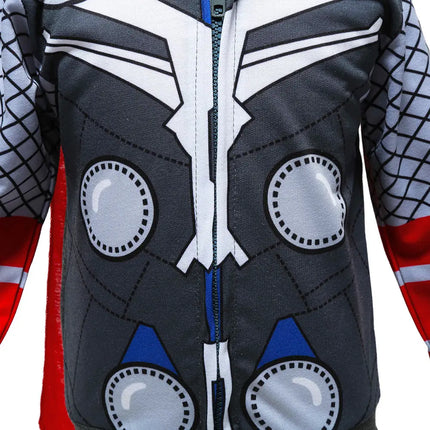 Spring and autumn Superhero Zipper jacket Long Sleeve Hooded Sweatshirts-Thor Fancydresswale.com