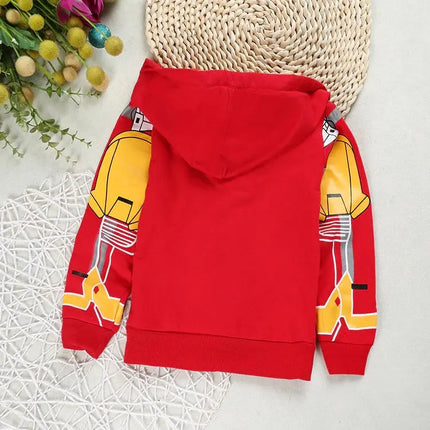 Spring and autumn Superhero Zipper jacket Long Sleeve Hooded Sweatshirts-Thor Fancydresswale.com