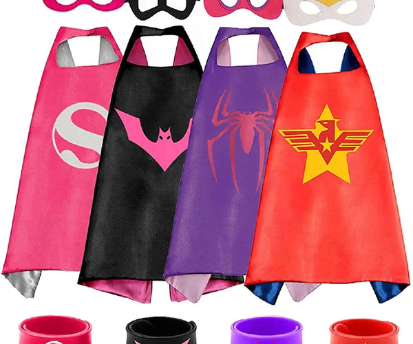 Superhero Capes for Birthday Return Gift with Matching Slap