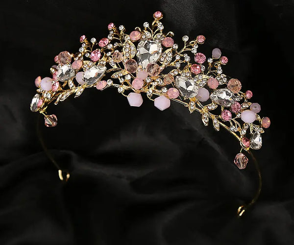 Tiara Crowns Crystal Headband Princess Rhinestone Crown Bride